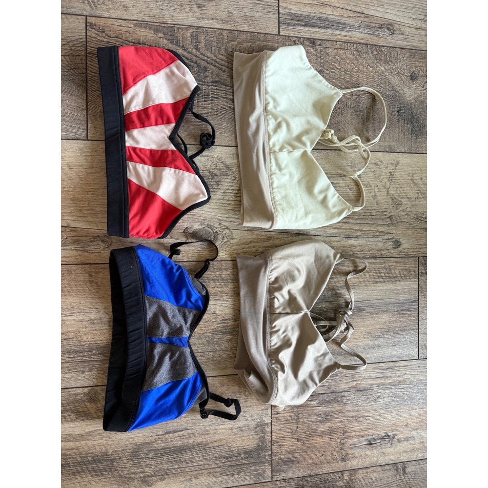 Alo Yoga Bra Top 4 Pack Racerback‎ Sports Yoga Athletic Women's Size S